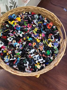 Crock charm lot- Assorted Charms for Kids - Colorful Jibbitz Style.